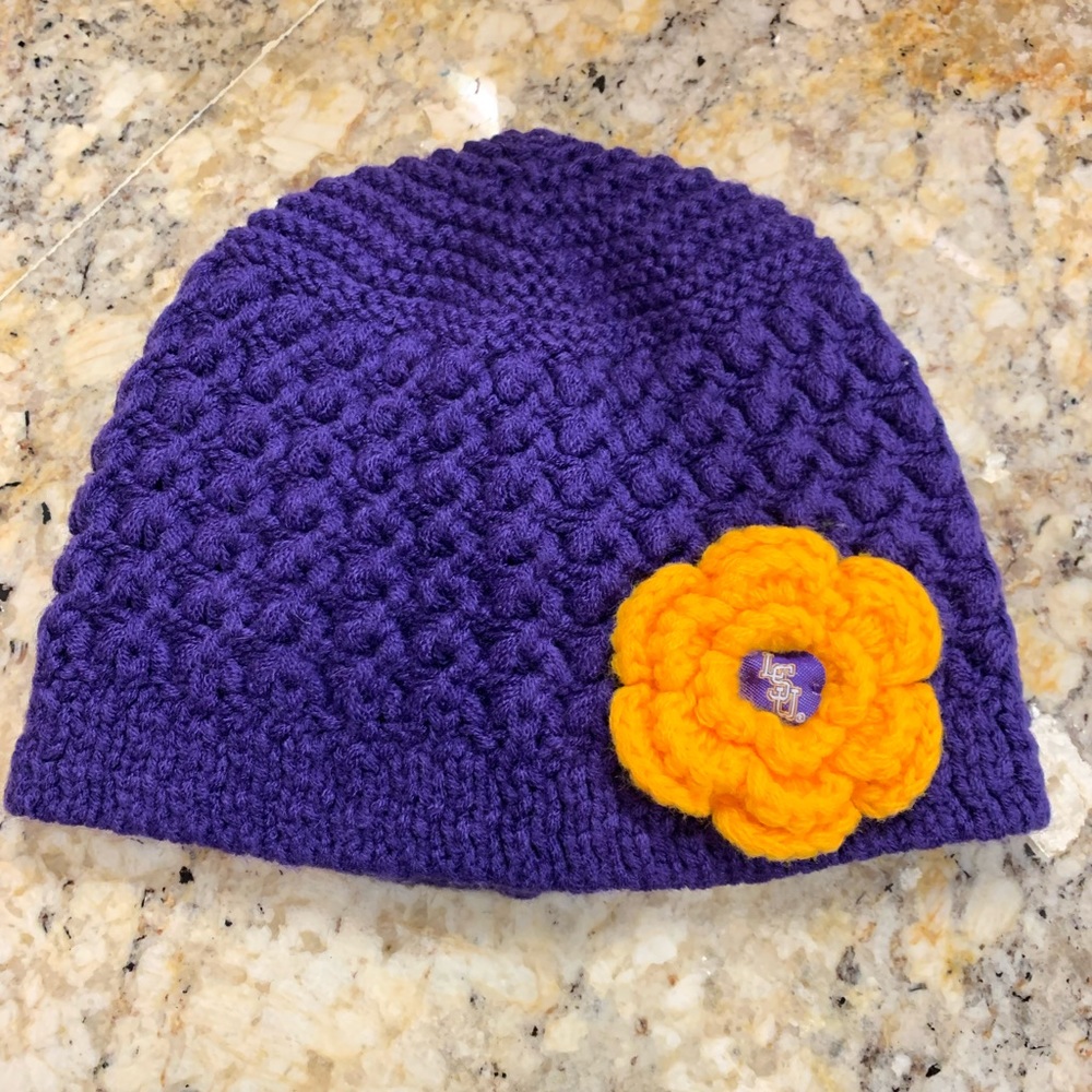 LSU Crochet Beanie by Top of the World